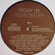LP - Peggy Lee - Why Don't You Do Right