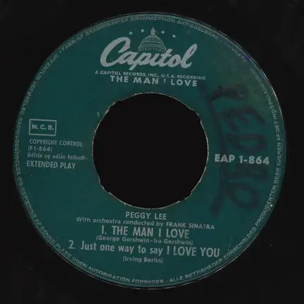 Peggy Lee - The Man I  Love - Part 1
