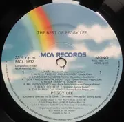 LP - Peggy Lee - The Best Of Peggy Lee