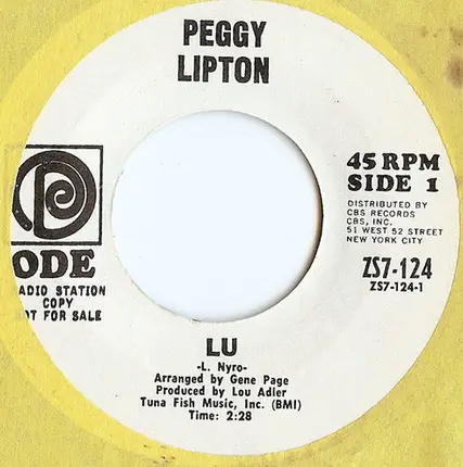 Peggy Lipton - Lu