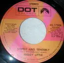 7inch Vinyl Single - Peggy Little - Softly And Tenderly