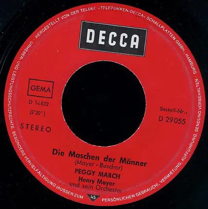Peggy March - Die Maschen Der Männer