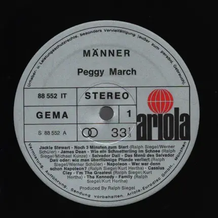 Peggy March - Männer