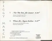 CD Single - Peggy March - Nur Du Bist Für Immer ...