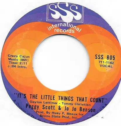 Peggy Scott & Jo Jo Benson - Let's Spend A Day Out In The Country