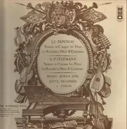 Pepusch / Telemann - Sonata in C major f flute / Sonata in C major f flute, oboe & continuo