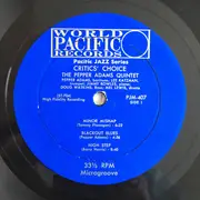 LP - Pepper Adams - Critics' Choice - Mono