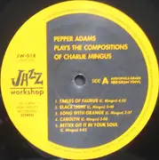 LP - Pepper Adams - Plays the Compositions of Charlie Mingus - 180g Audiophile