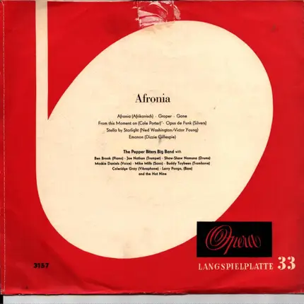 Pepper Biter Big Band - Afronia