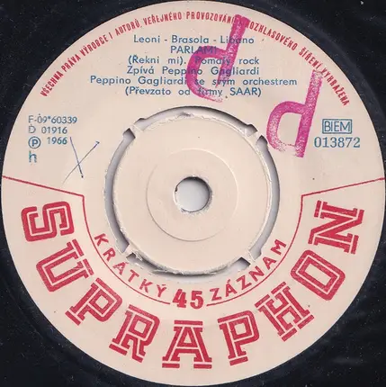 Peppino Gagliardi - Parlami / Devo Parlarti