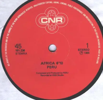 Peru - Africa / Oriental