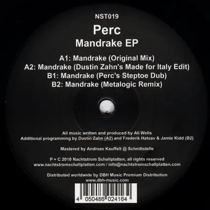 Perc - Mandrake EP