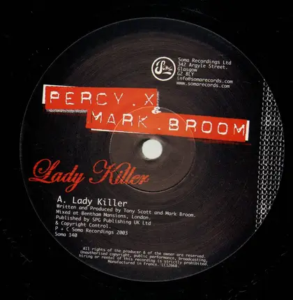Percy X & Mark Broom - Lady Killer