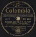 Schellack - Percy Faith And His Orchestra And Chorus - The Loveliest Night Of The Year / On Top Of Old Smoky
