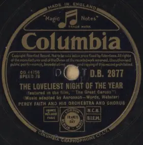 Percy Faith - The Loveliest Night Of The Year / On Top Of Old Smoky