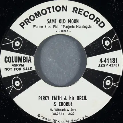 Percy Faith And His Orchestra And Chorus - Indiscreet / Same Old Moon