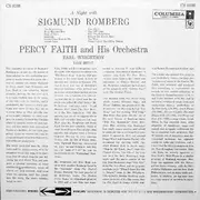 LP - Percy Faith & His Orchestra , Earl Wrightson , Lois Hunt - A Night With Sigmund Romberg