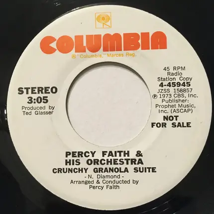Percy Faith & His Orchestra - Crunchy Granola Suite