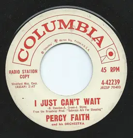 Percy Faith - I Just Can't Wait