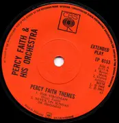 7inch Vinyl Single - Percy Faith & His Orchestra - Percy Faith Themes - Solid Centre