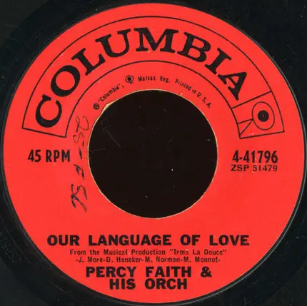 Percy Faith & His Orchestra - Theme From 'The Dark At The Top Of The Stairs'