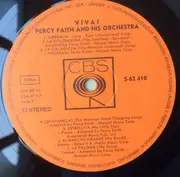 LP - Percy Faith & His Orchestra - Viva! The Music Of Mexico
