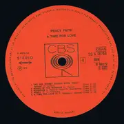 Double LP - Percy Faith - A Time For Love