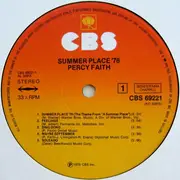 LP - Percy Faith - Summer Place '76