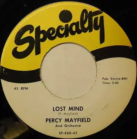 Percy Mayfield And Orchestra - Lost Mind