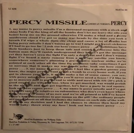 Percy - Percy Missile