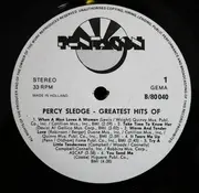 LP - Percy Sledge - Greatest Hits Of Percy Sledge