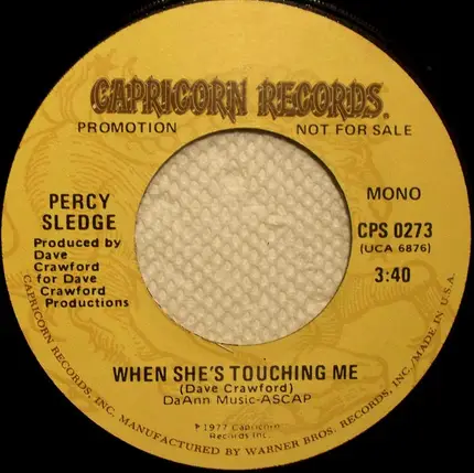 Percy Sledge - When She's Touching Me