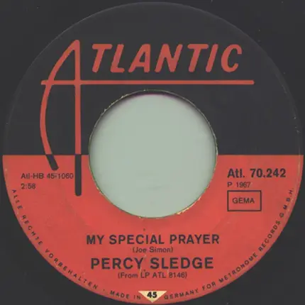 Percy Sledge - My Special Prayer