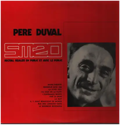 Pere Duval - SM20 - Recital realise en public