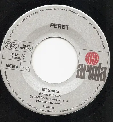 Peret - Mi Santa