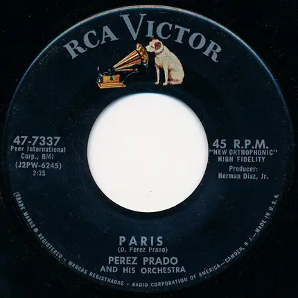 Perez Prado And His Orchestra - Guaglione