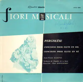 Giovanni Pergolesi - Concerto pour flute en sol / ~ en ré