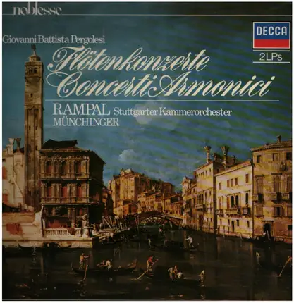 Pergolesi - Flötenkonzerte Concerti Amonici