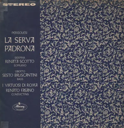Pergolesi - La serva padrona, Scotto, Bruscantini, Roma