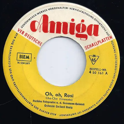 Perikles Fotopoulos - Oh, Oh, Rosi / Unterwegs