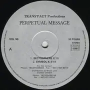 12inch Vinyl Single - Perpetual Message - Sectosphere