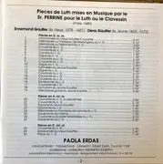 CD - Perrine - Pieces Pour Le Luth Ou Le Clavecin Mises En Musique Par Le Sr. Perrine, Paris 1680