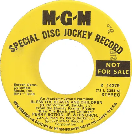 Perry Botkin Jr. - Bless The Beasts And Children