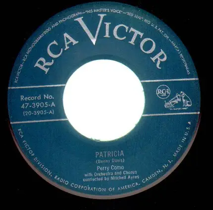 Perry Como - Patricia / Watchin' The Trains Go By