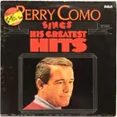 LP - Perry Como - Sings His Greatest Hits