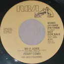 7inch Vinyl Single - Perry Como - So It Goes