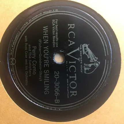 Perry Como - My Melancholy Baby / When You're Smiling