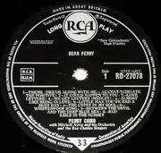 LP - Perry Como - Dear Perry - The Perry Como Show