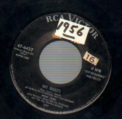 Perry Como - Hot Diggity (Dog Ziggity Boom)