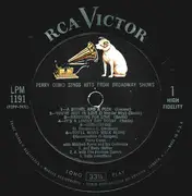 LP - Perry Como - Perry Como Sings Hits From Broadway Shows
